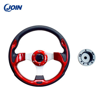 Universal Car Golf Cart Custom Steering Wheel PVC Ukuran 12.5 Inch