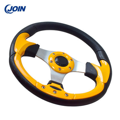 12.5 &quot;Golf Cart Roda Kemudi Adaptor Matte PVC Universal Aksesoris Mobil