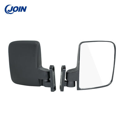 ODM Golf Cart Mirror Cermin Sisi Lipat Nilon yang Dapat Disesuaikan Hitam