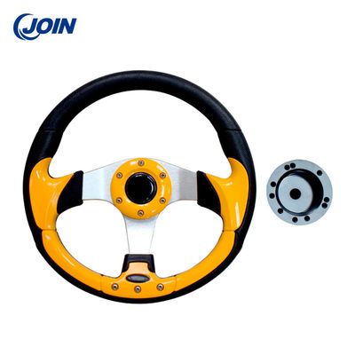 Universal Car Golf Cart Custom Steering Wheel PVC Ukuran 12.5 Inch