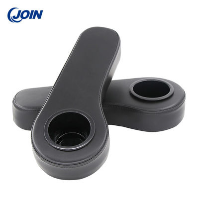Hitam Cup Holder Kit Plastik Golf Cart Kursi Belakang Sandaran Tangan
