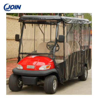 ODM Golf Cart Enclosure Rain Curtain 6 Kursi Tahan Lama Mudah Dipasang