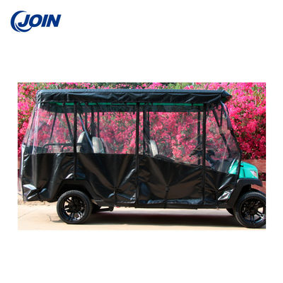 Tahan Air Golf Cart Penutup Hujan 6 Kandang Mengemudi Penumpang