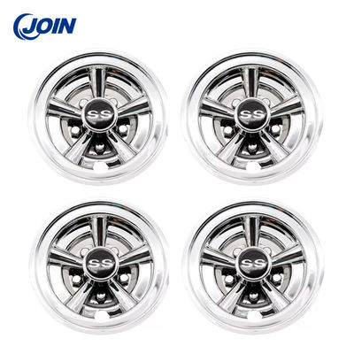 Roda Gerobak Golf SS 8&quot; Dan Tutup Hub Ban Kereta Listrik Chrome
