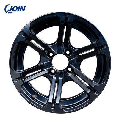 Roda Troli Golf Hitam Tanpa Ban Velg Aluminium 14 Inch