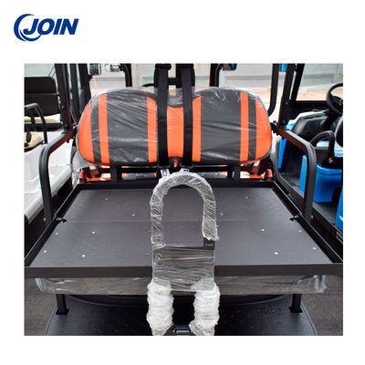 Disesuaikan 2 Orang Golf Buggy Flip Back Seat Kit Dengan Bahan Kulit