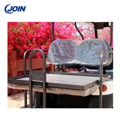 Leather Golf Cart Flip Seat Warna Hitam Golf Buggy Seats OEM