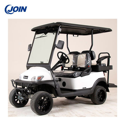 Kursi Golf Cart Listrik Kustom Dengan Bahan Kulit Bicolor