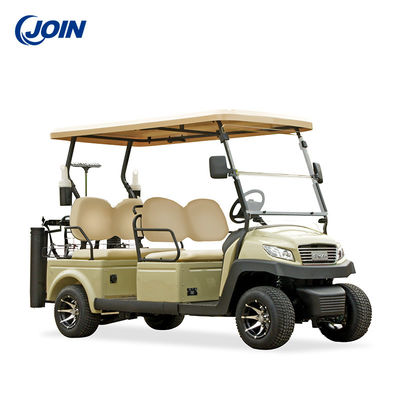 Kereta Golf Akrilik Kaca Depan Lipat Transparan 8 Kursi Kereta Golf