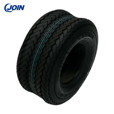 18 * 8.5-8 Ban dan Roda Kereta Golf Hitam Terbuat dari Bahan Karet Tahan Lama